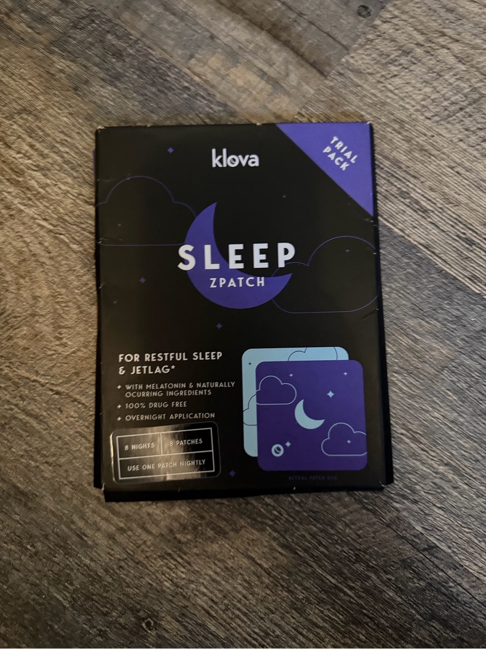 Klova Sleep ZPatch - Purple Trial Pack for Restful Sleep